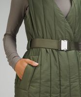 Belted Long Insulated Vest | Women's Coats & Jackets