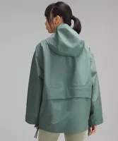 Oversized Hooded Rain Jacket | Women's Coats & Jackets