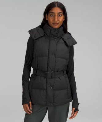 Wunder Puff Belted Waist 600-Down-Fill Vest | Women's Coats & Jackets