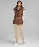 Wunder Puff Belted Waist 600-Down-Fill Vest | Women's Coats & Jackets