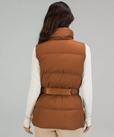 Wunder Puff Belted Waist 600-Down-Fill Vest | Women's Coats & Jackets