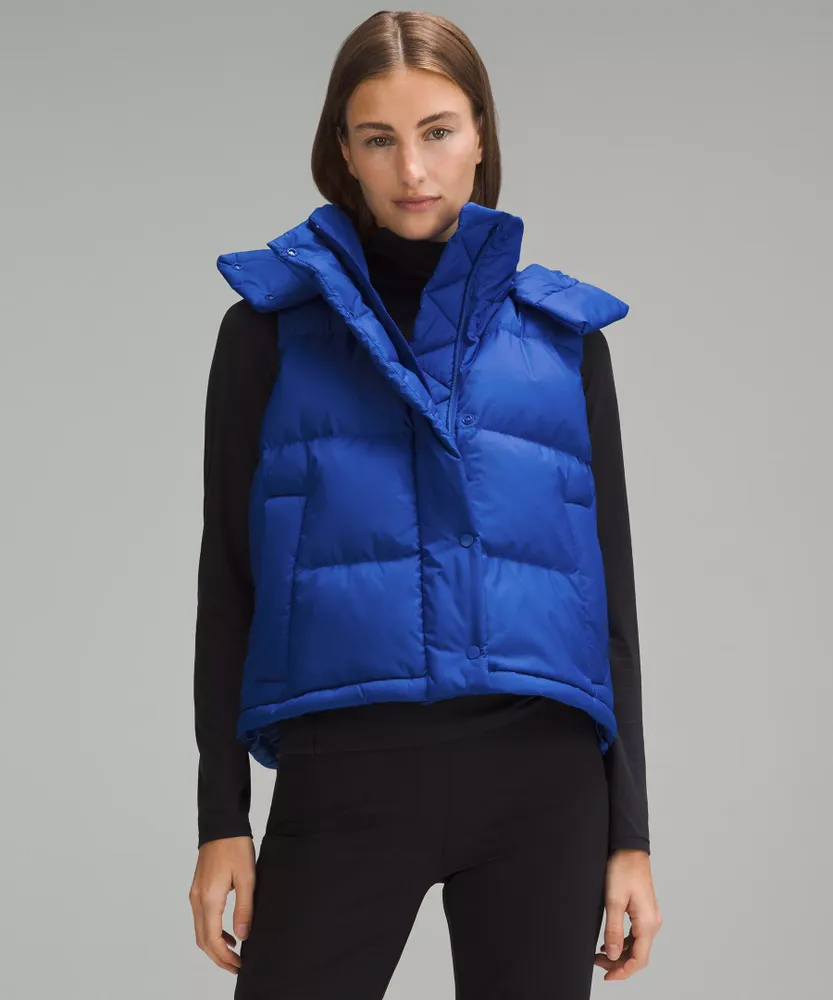 Wunder Puff 600-Down-Fill Cropped Vest | Women's Coats & Jackets