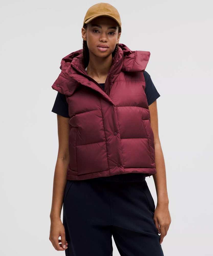 Wunder Puff Cropped Vest | Women's Coats & Jackets