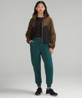 Evergreen Cropped Full-Zip Hoodie | Women's Coats & Jackets