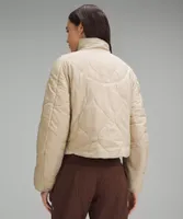 Quilted Light Insulation Cropped Jacket | Women's Coats & Jackets