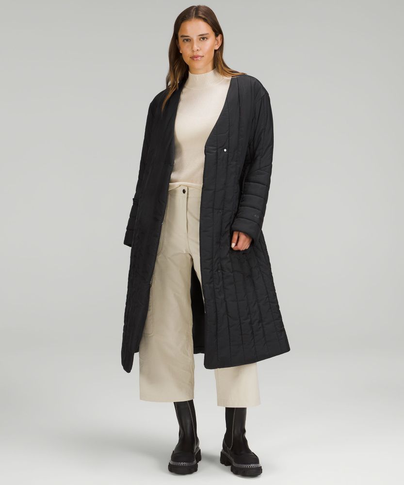 Belted Long Insulated Jacket *Online Only | Women's Coats & Jackets