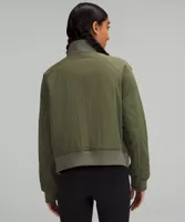 Short Insulated Bomber Jacket, Women's Coats & Jackets