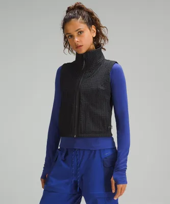 Water-Repellent Grid Fleece Hiking Vest *Online Only | Women's Coats & Jackets