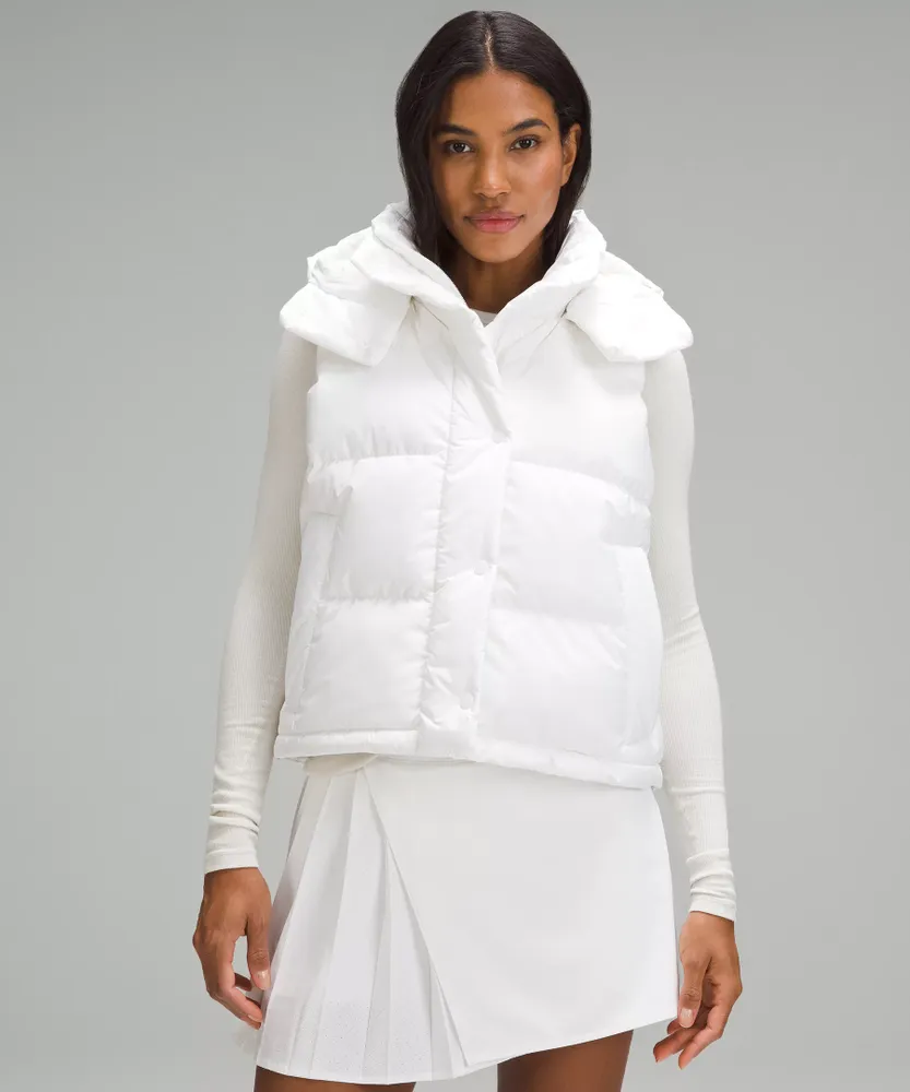 Wunder Puff 600-Down-Fill Cropped Vest | Women's Coats & Jackets