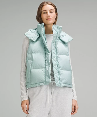 Wunder Puff Cropped Vest | Women's Coats & Jackets