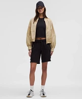 Lightweight Hem-Cinch Bomber Jacket | Women's Coats & Jackets