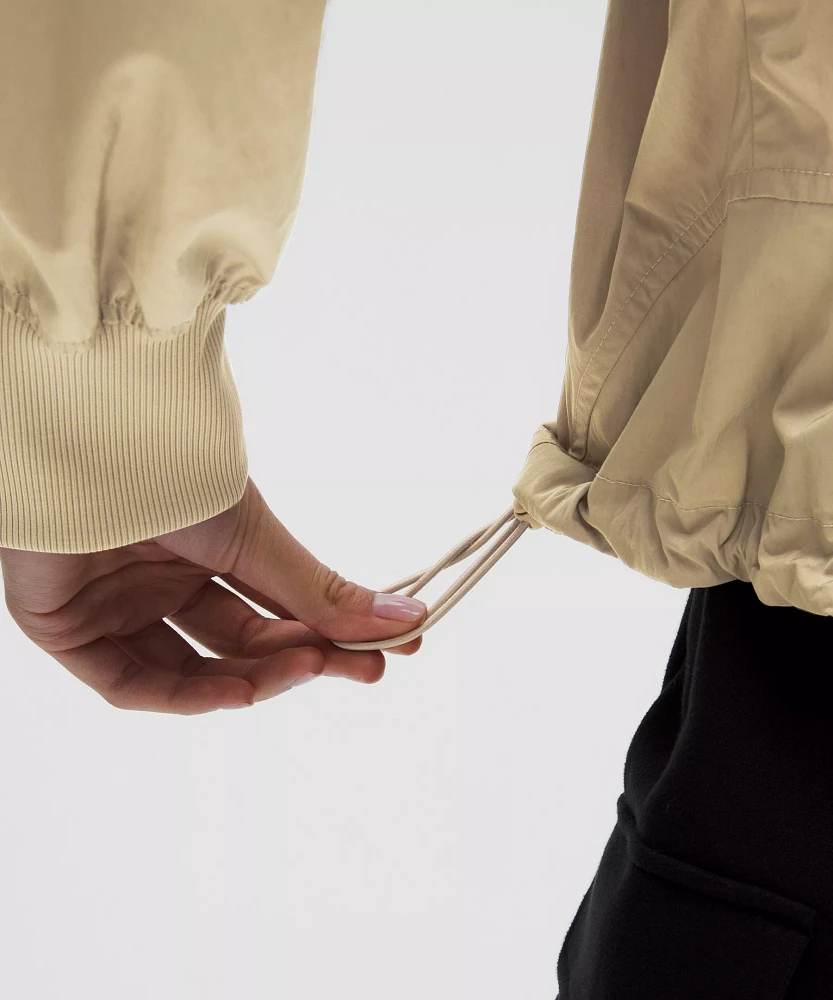 Lightweight Hem-Cinch Bomber Jacket | Women's Coats & Jackets