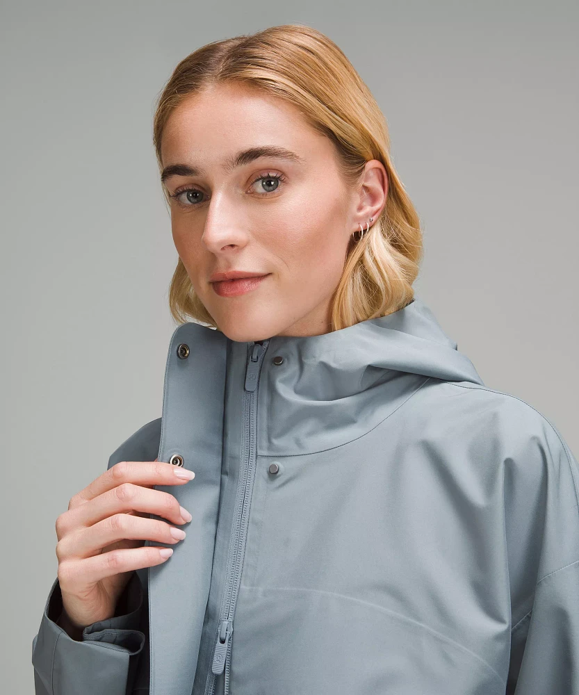 Mid-Length Waterproof Rain Coat | Women's Coats & Jackets