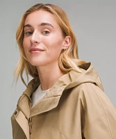 Mid-Length Waterproof Rain Coat | Women's Coats & Jackets