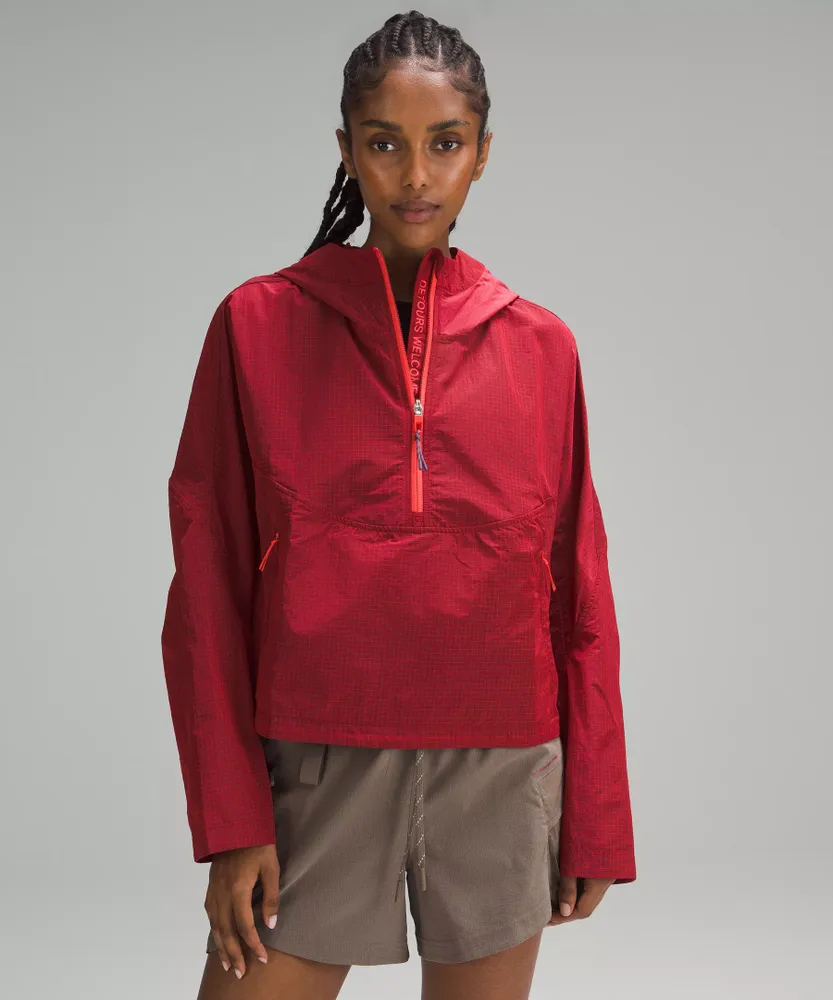 Cinch-Back Half-Zip Hiking Pullover, Women's Coats & Jackets