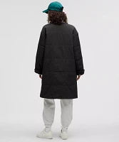 Fleece-Lined Insulated Long Coat | Women's Coats & Jackets