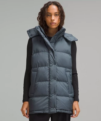 Wunder Puff Mid-Length Vest | Women's Coats & Jackets