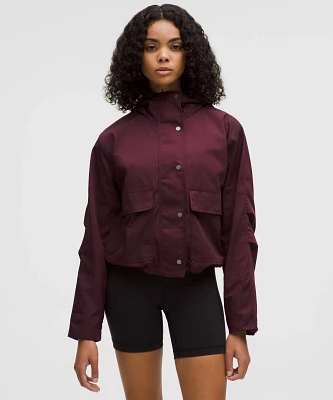 Cropped Utility Windbreaker | Women's Coats & Jackets