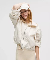 Water-Resistant Cropped Hooded Jacket | Women's Coats & Jackets