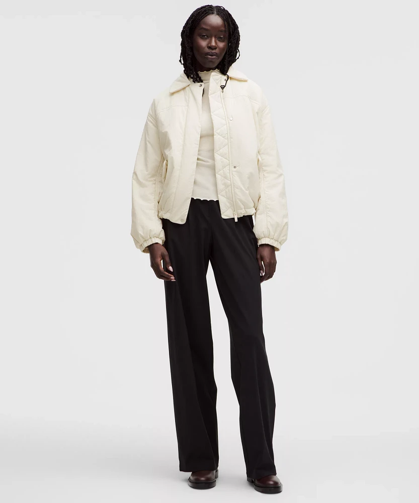 Insulated Oversized Collared Jacket | Women's Coats & Jackets