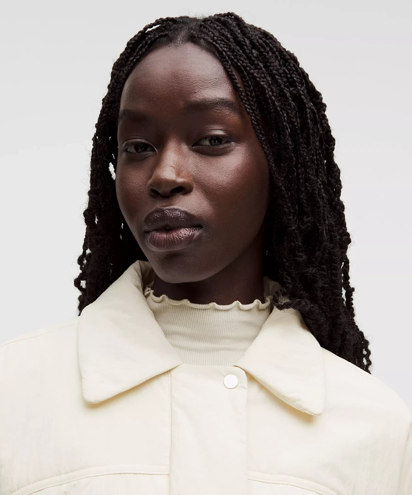 Insulated Oversized Collared Jacket | Women's Coats & Jackets