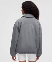 Insulated Oversized Collared Jacket | Women's Coats & Jackets