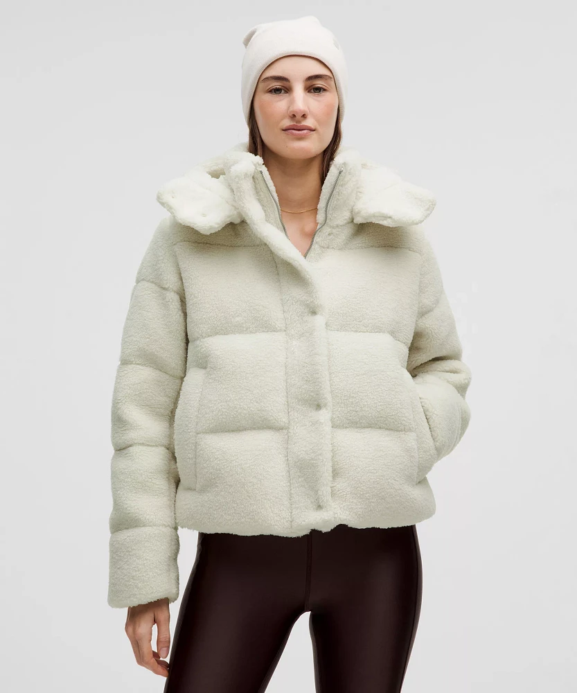 Wunder Puff Cropped Jacket *Textured Fleece | Women's Coats & Jackets