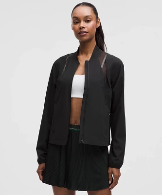 Mesh-Ventilated Tennis Jacket | Women's Coats & Jackets