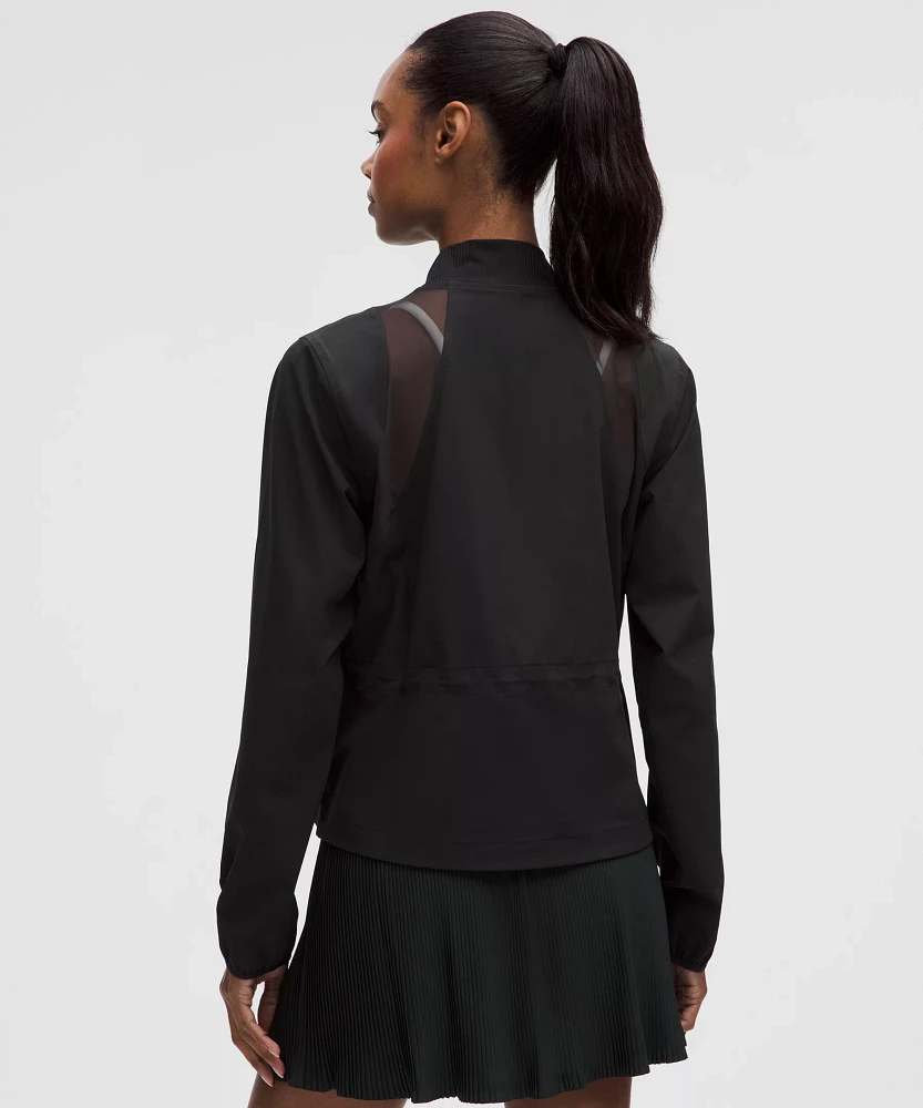 Mesh-Ventilated Tennis Jacket | Women's Coats & Jackets