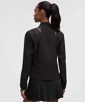 Mesh-Ventilated Tennis Jacket | Women's Coats & Jackets