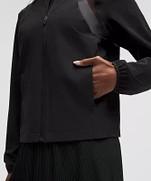 Mesh-Ventilated Tennis Jacket | Women's Coats & Jackets