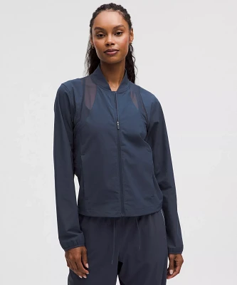 Mesh-Ventilated Tennis Jacket | Women's Coats & Jackets