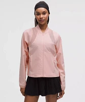 Mesh-Ventilated Tennis Jacket | Women's Coats & Jackets