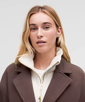 Belted Fleece Wrap Coat | Women's Coats & Jackets