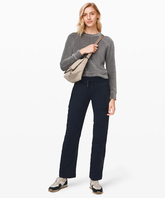 lululemon - The ultimate travel essential. These lightweight, relaxed-leg  pants were designed with a draw cord at the cuff so you can customize the  fit. Meet the Dance Studio Pant