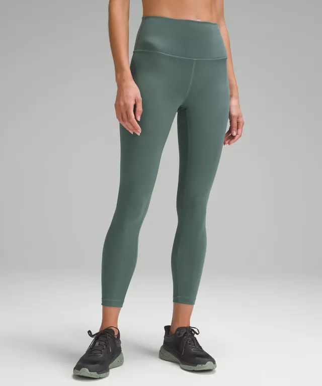 Lululemon Women's Fusch/Green Abstract Size 4 Leggings - Article Consignment