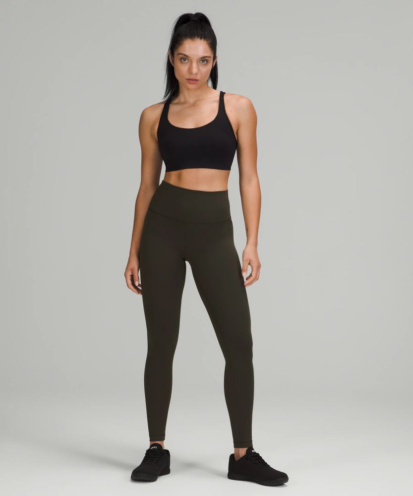 Lululemon athletica Wunder Train Mesh Panel High-Rise Tight 25, Women's  Leggings/Tights