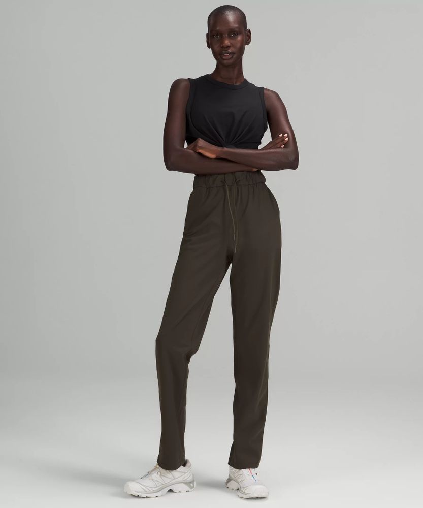 Lululemon athletica Tapered-Leg Mid-Rise Pant 7/8 Length *Luxtreme, Women's Trousers