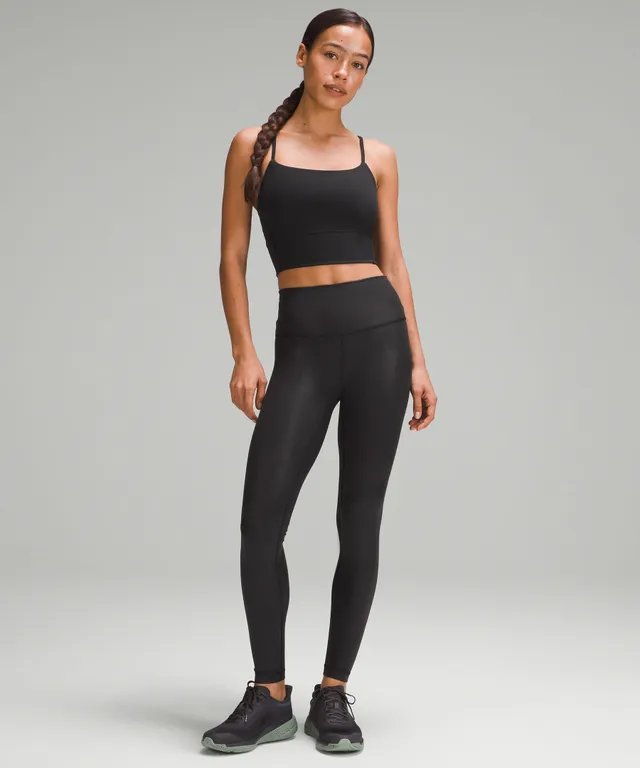 Lululemon Wunder Under High-Rise Tight 28 Luminosity Foil Print Black  Black 8