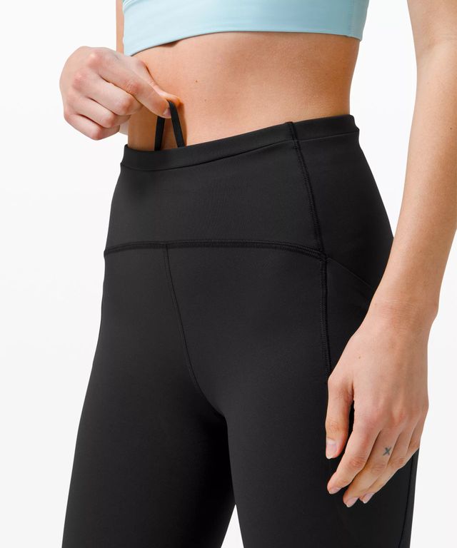 lululemon athletica Swift Speed High-rise Crop 23 Brushed Luxtreme in  Black