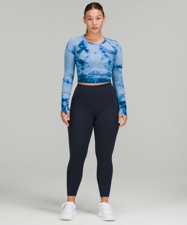 lululemon athletica, Pants & Jumpsuits, Lululemon Blue Tie Dye Leggings