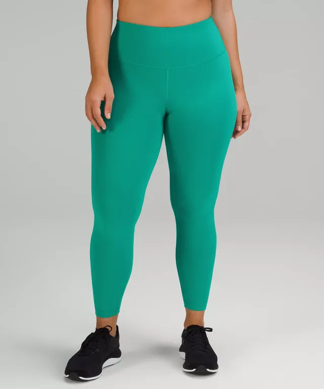 Lululemon Women's Fusch/Green Abstract Size 4 Leggings - Article