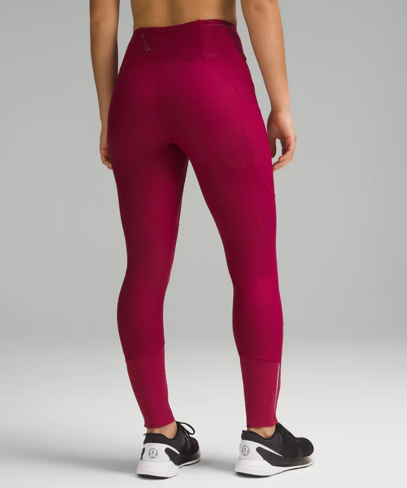 Lululemon All the Right Places Berry Rumble Leggings