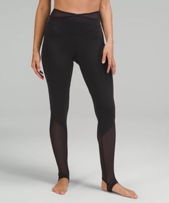 Nulu and Crisscross Mesh Stirrup Tight | Women's Leggings/Tights
