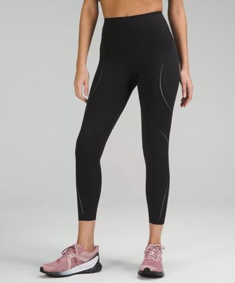 Base Pace High-Rise Reflective Tight 25" | Women's Leggings/Tights