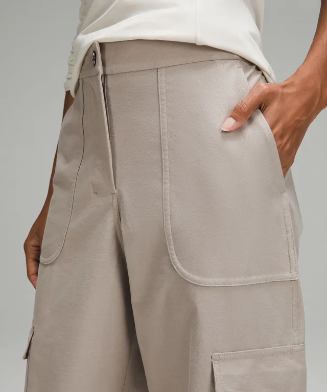 lululemon athletica, Pants & Jumpsuits, Lululemon City Sleek 5 Pocket  High Rise Wide Leg Pant Utilitech 222 Full Length