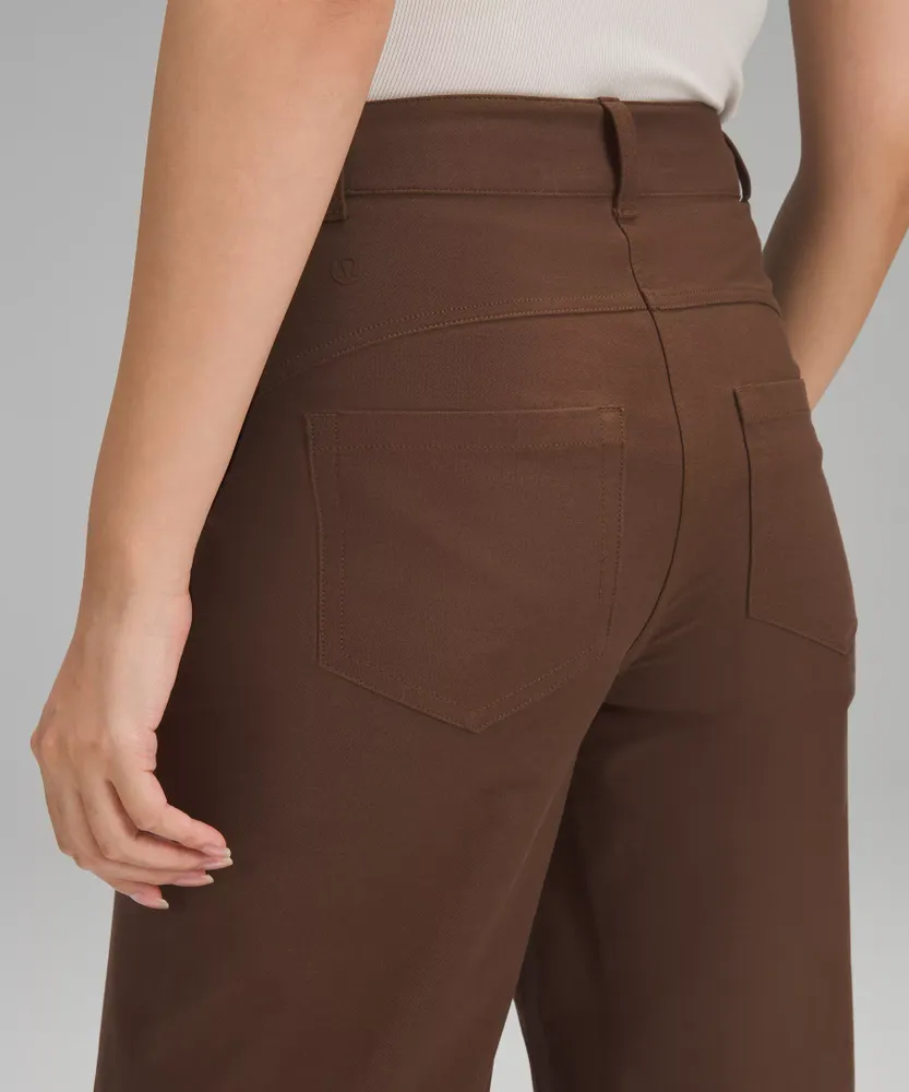 lululemon lululemon City Sleek 5 Pocket High-Rise Wide-Leg Pant Full Length  *Light Utilitech, Women's Trousers