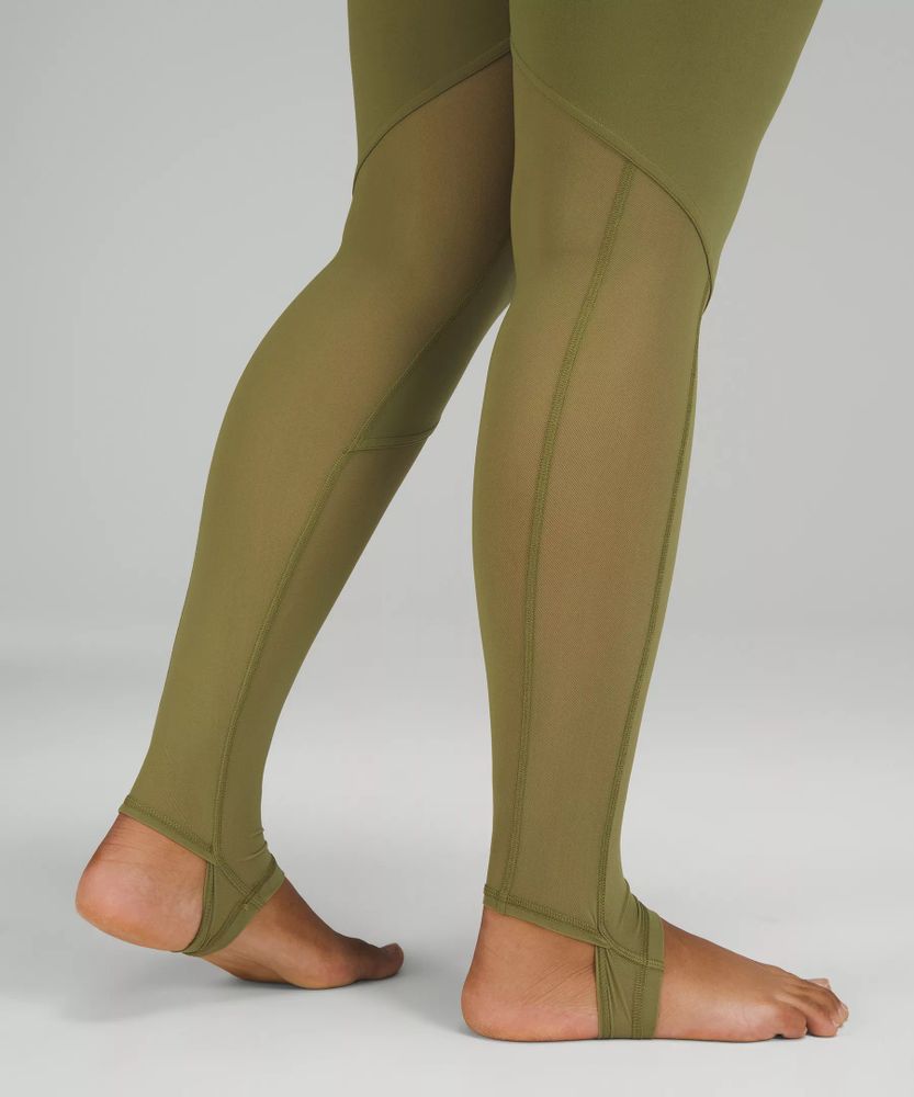 Nulu and Crisscross Mesh Stirrup Tight | Women's Leggings/Tights