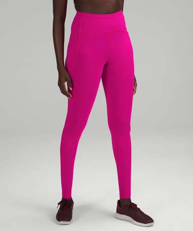 Hot pink Lululemon Invigorate leggings