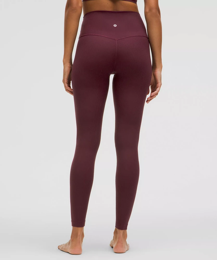 lululemon Align™ High-Rise Ribbed Pant 28" | Women's Leggings/Tights